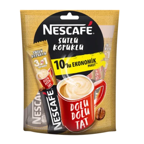 NESCAFE 3 IN 1 Milky Foammy  10 pcs