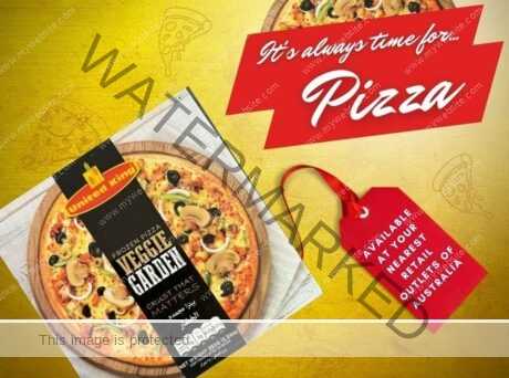 UNITED KING Veggie Garden Pizza 12.34 oz