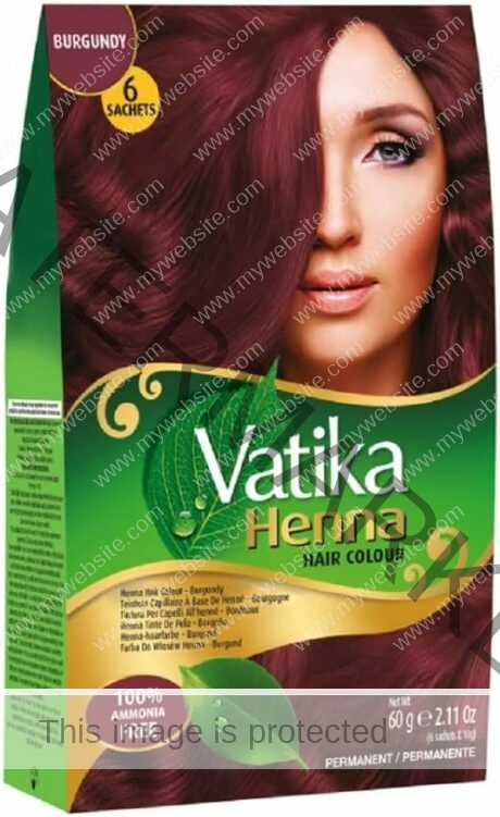 VATIKA Burgundy Hair Color 6 x 10 gm