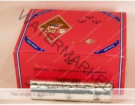 THREE KING Charcoal Single Roll - LARGE