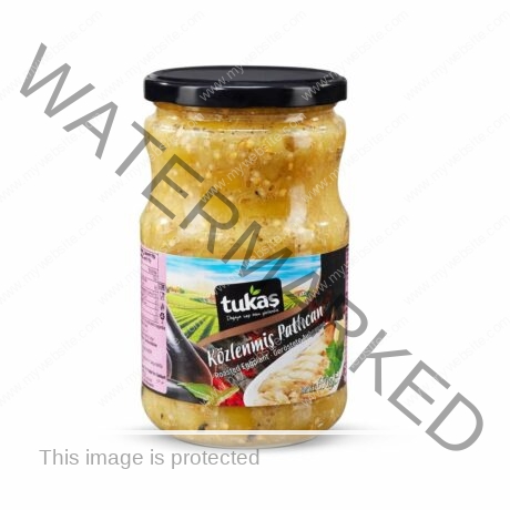 TUKAS Eggplant 650 gr Roasted Sliced