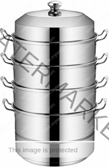 AAHU BARAH 5 Layers Steamer 36 CM