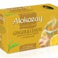 ALOKOZAY Ginger & Lemon Tea  50 gm x 25 TB