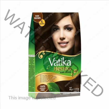 VATIKA Dark Brown Hair Color 60 gm