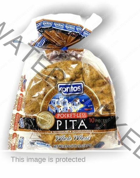 KONTOS Whole Wheat Pita 10 PCS