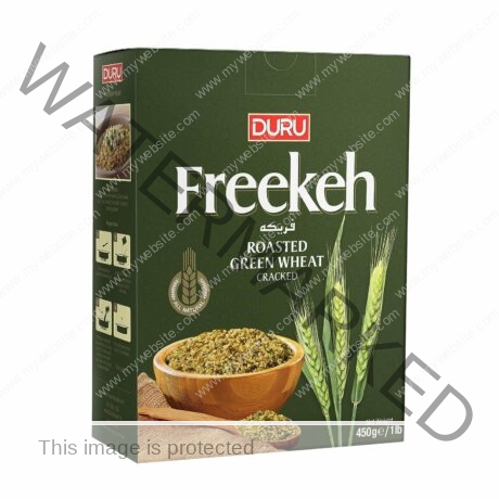 DURU Freekeh Green Roasted Wheat 450 gm