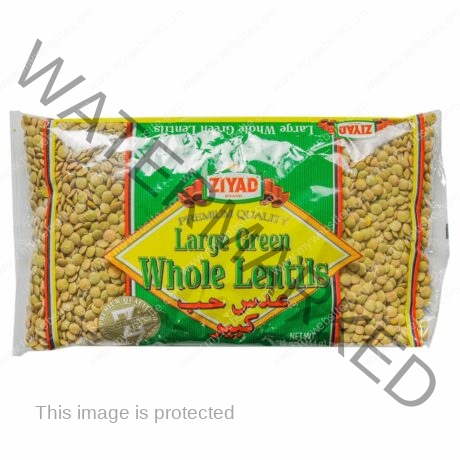 ZIYAD Whole Green Lentils Large 16 oz