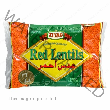 ZIYAD Red Lentils 16 oz
