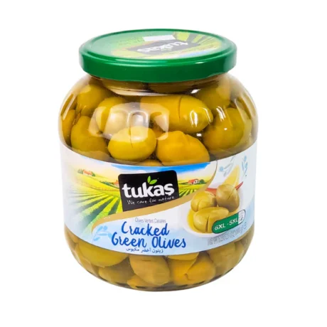 TUKAS Green Olives in Brine 1000 gr