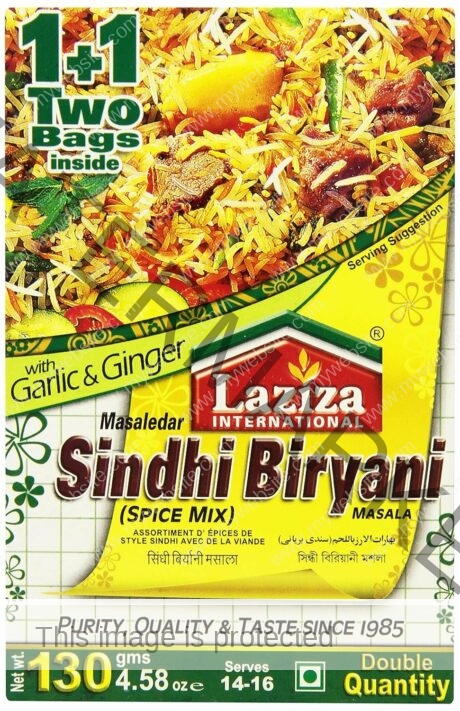 LAZIZA Sindhi Biryani Masala 130 gm