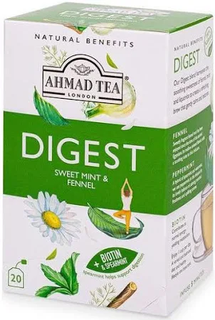 AHMAD Natural Benefits - DIGEST Tea 20 TB