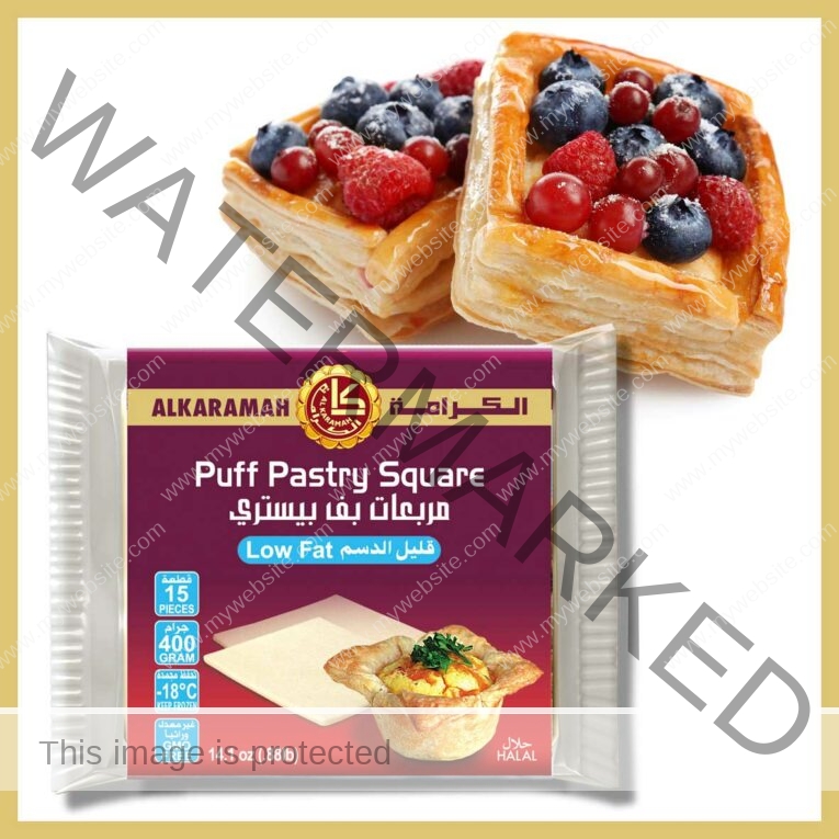ALKARAMAH Puff Pastry Square (Low Fat) 400 gm