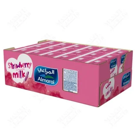 ALMARAI Case 27 Pcs Strawberry Milk 200 ml