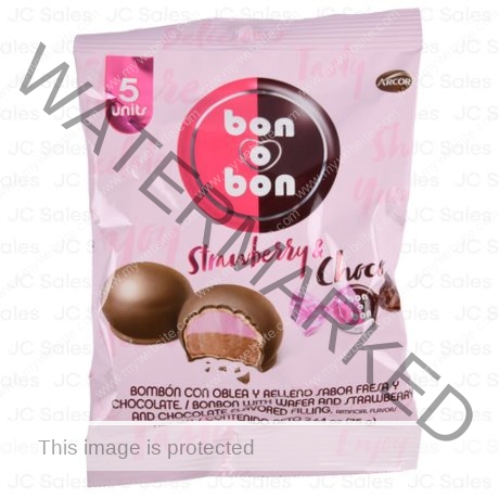 ARCOR BON O BON Strawberry Filling 15 g X 5 pcs