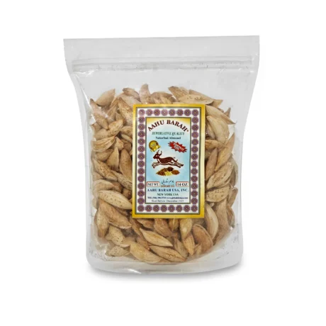 AAHU BARAH Satar Bai Almonds W / Shell 14 oz