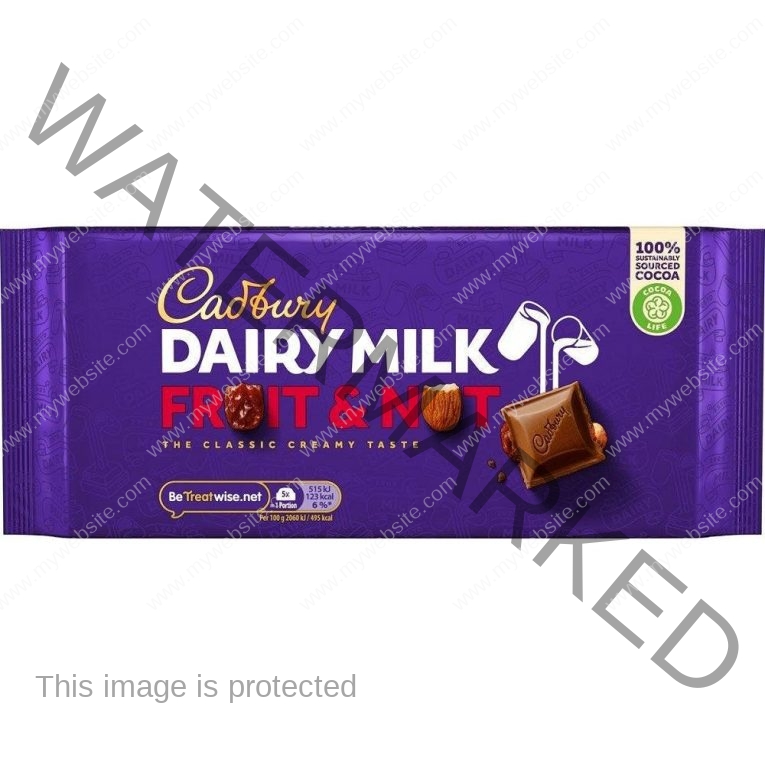 CADBURY Dairy Milk Fruit & Nut