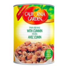 California Garden Fava Beans Cumin 16 oz