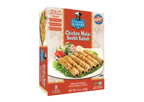 COLONEL KABAB Chicken Malai Seekh Kabab 400 gm