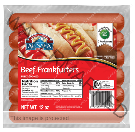 AL SAFA Beef Franks 12 oz