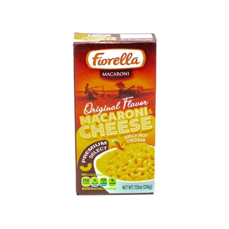 FIORELLA Macaroni & Cheese Spicy Hot Cheddar 206 gm