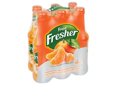 FRESHER Case 6 PACK Mandarin Drink 250 ml
