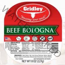 GRIDLEY Beef Bolonga Cooked 8 oz