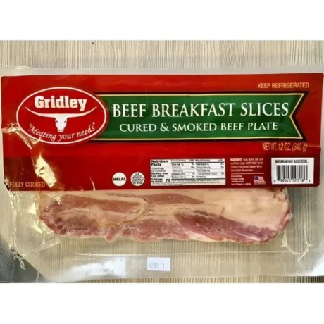 GRIDLEY Beef Breakfast Slices 12 oz