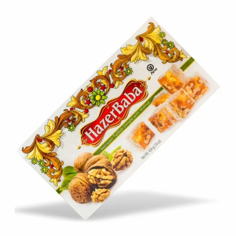 HAZERBABA Sadrazam Walnut Turkish Delight 16 oz