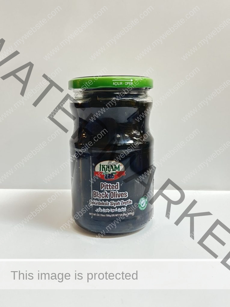 IKRAM Black Olives Pitted 350 gr