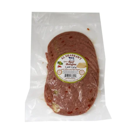 AL SHABRAWY Beef Mortadella W/Olive Sliced