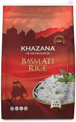 KHAZANA XL Basmati Rice 2 LB ( red bag )