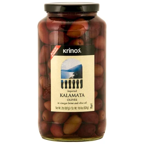 KRINOS Kalamata Olives 2 LB