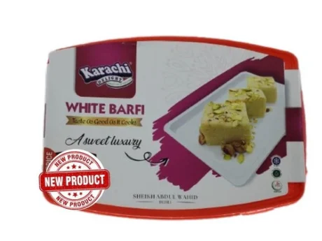 KARACHI DELIGHT White Burfee 1 LB