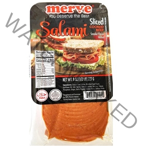 MERVE Beef Salami Sliced 8 oz