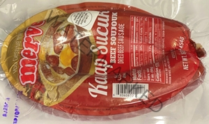 MERVE Beef Soujouk Butcher Style 1 LB