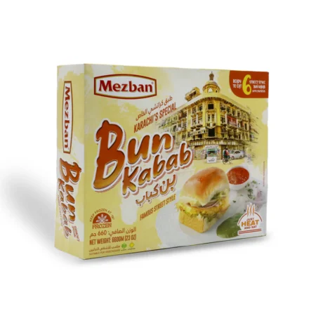 MEZBAN Bun Kabab W/Chutney 6 PCS