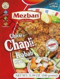 MEZBAN Chicken Chapli Kabab 8 PCS 340 gm