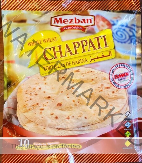 MEZBAN Whole Wheat Chappati FP 30 PCS