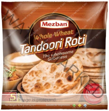 MEZBAN Whole Wheat Tandoori Roti 5 Pcs
