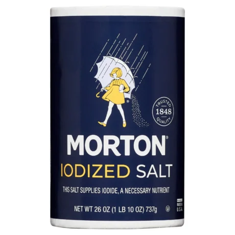 MORTON / MONARCH Iodized Salt 26 oz