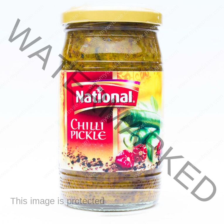 NATIONAL Green Chili Pickle 320 g