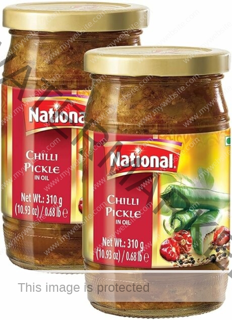 NATlONAL Green Chilli Pickle 310 gm