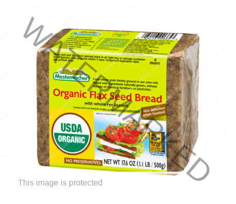 MESTEMACHER Organic Flax Seed Bread 500 gr