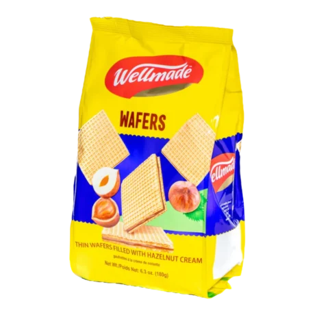 WELLMADE Wafers Hazelnut Bag 180 g