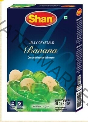 SHAN Jelly Crystals BANANA 80 gm