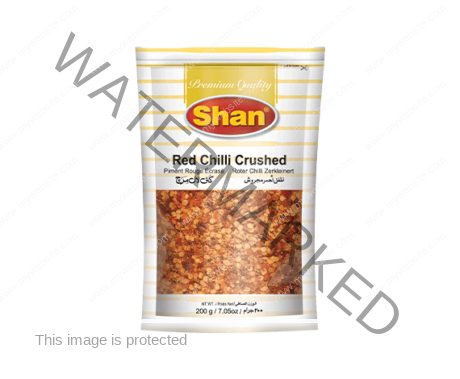 SHAN Red Chili Crushed 200 gm Pouch