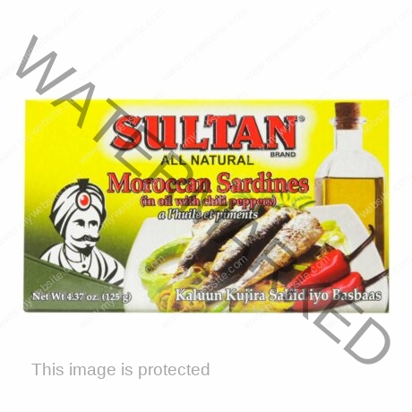 SULTAN Sardines HOT 4.37 oz
