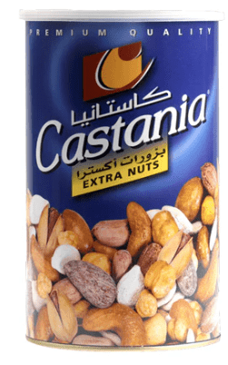 CASTANIA Extra Mixed Nuts 16 oz - Blue