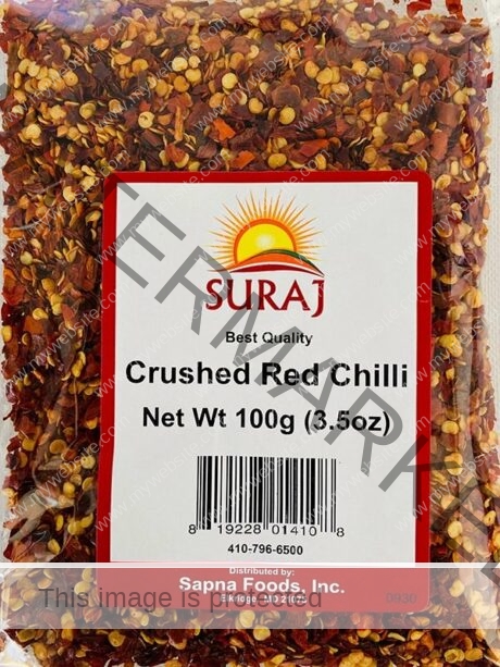 SURAJ Crushed Red Pepper 100 gm