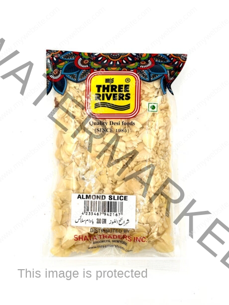 Three Rivers Almond Sliced 200 gm